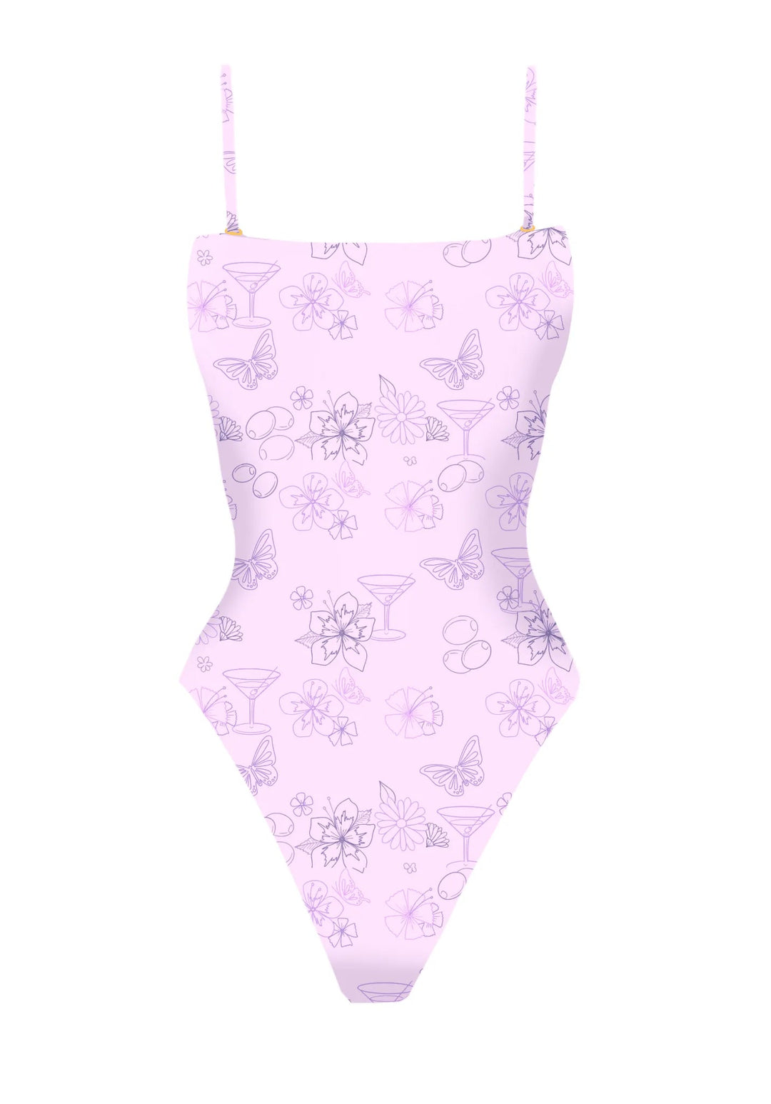 Tequila Swim Della Full One-Piece in Purple Martini – women&