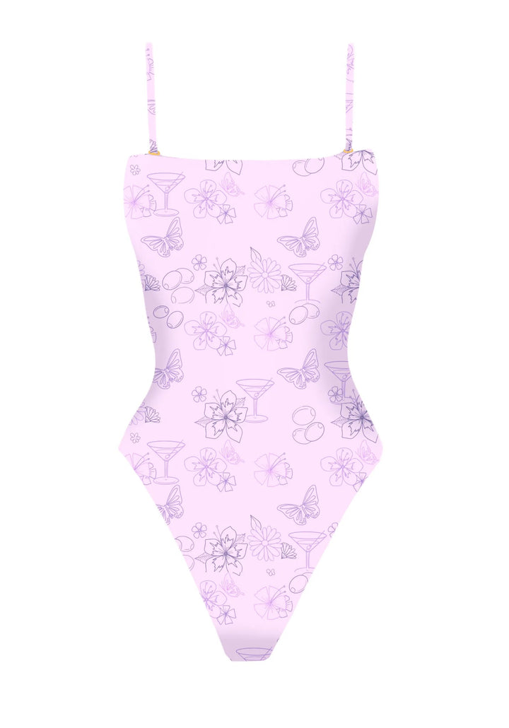 Tequila Swim Della Full One-Piece in Purple Martini – women&