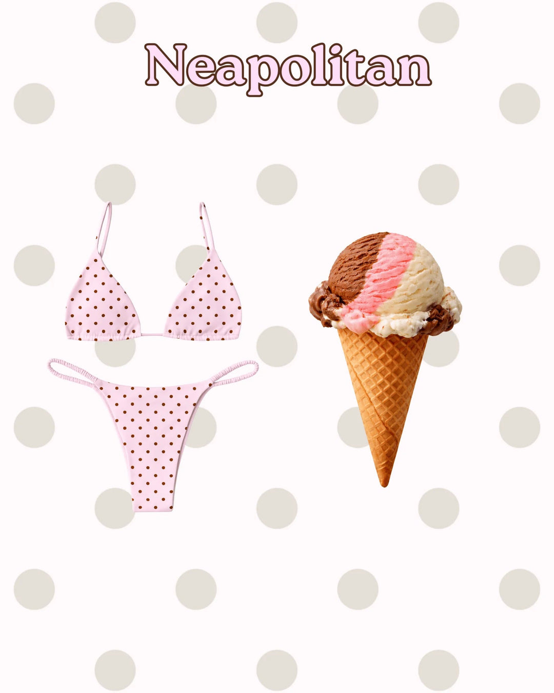 Tequila Swim Jaya Bikini Set in Neapolitan – women&
