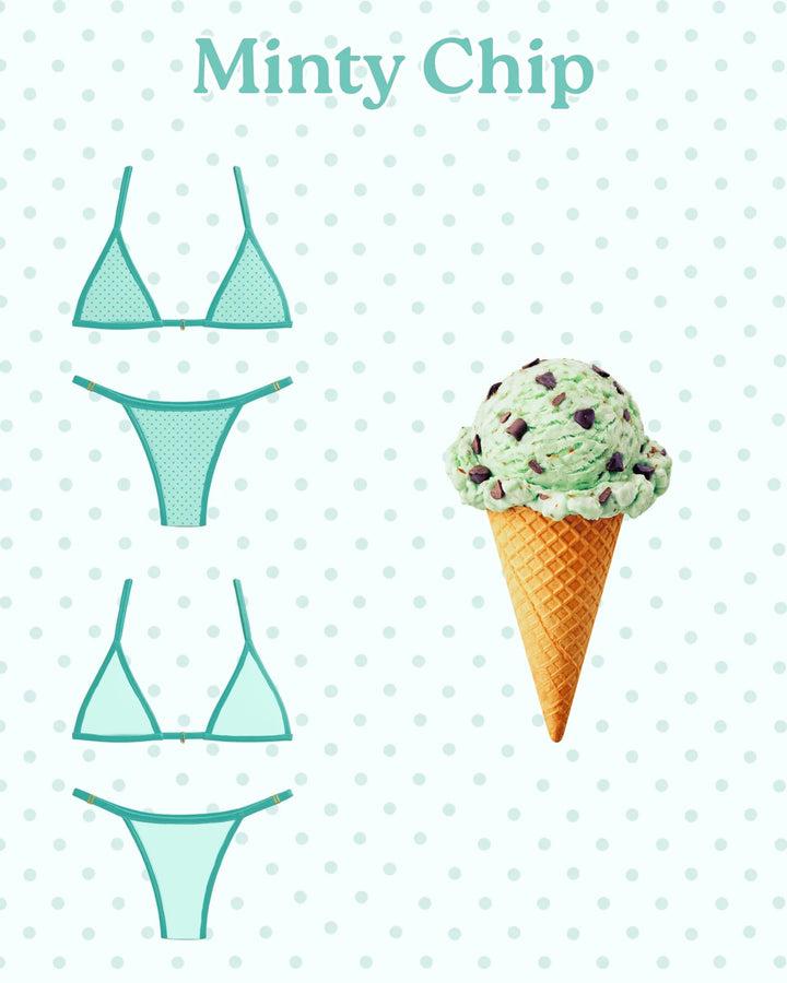 Tequila Swim McKenna Bikini Set in Minty Chip – women&