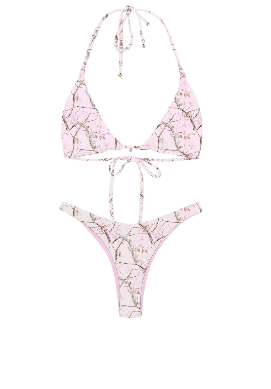 Tequila Swim Zoe String Top in Camo Crush – women&