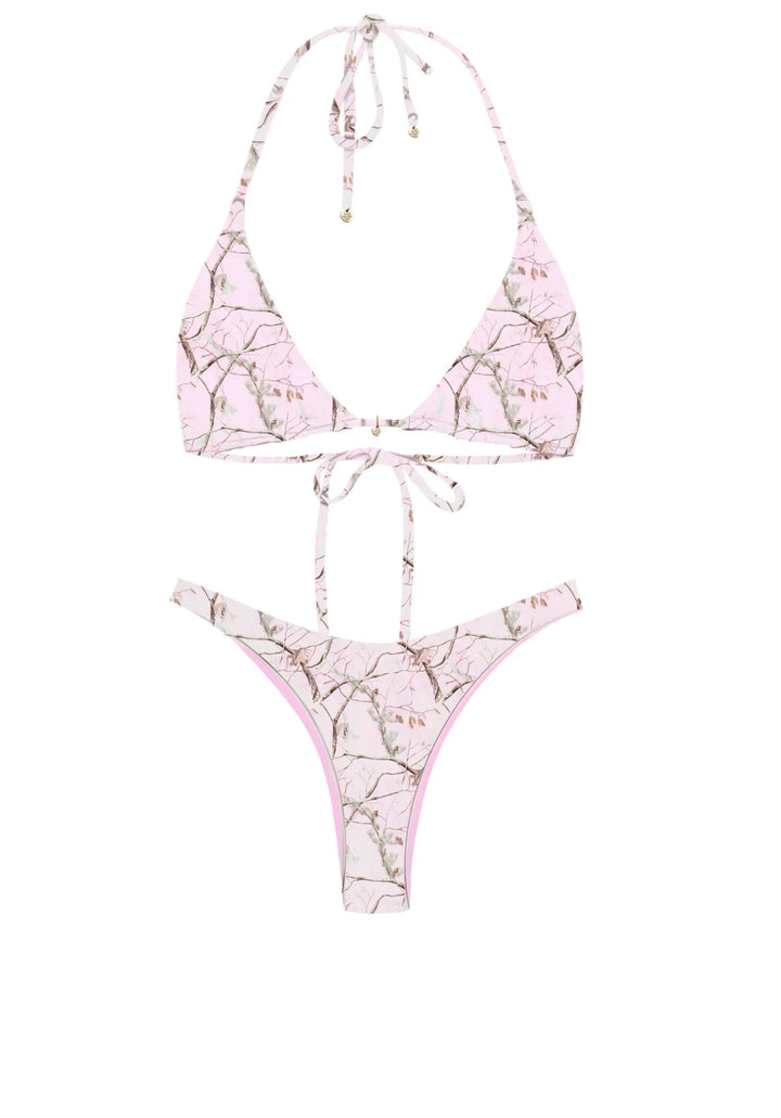 Tequila Swim Zoe String Top in Camo Crush – women&