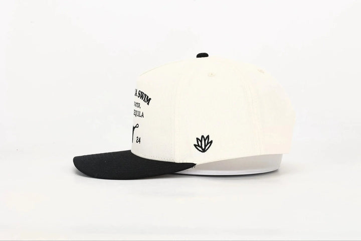 Black n White Hat - HAT-BLACKWHITEB-OS - Tequila Swim