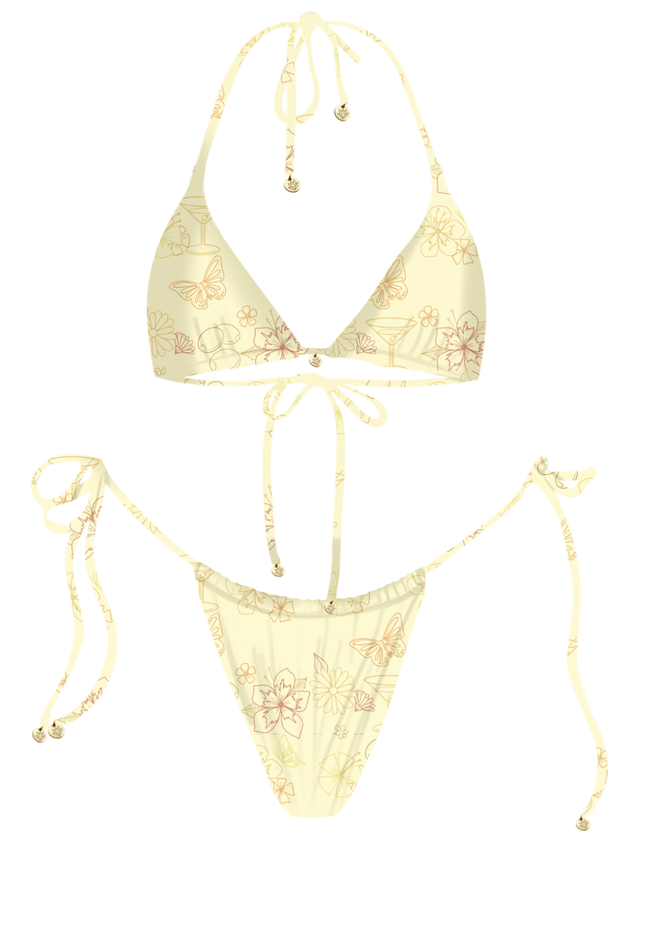 "Ellie" String Bottom - Tequila Swim