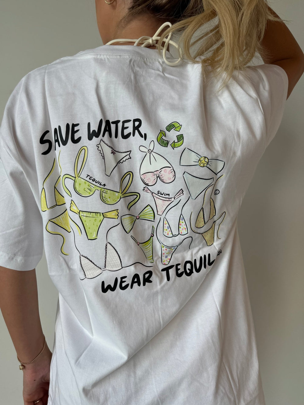 "Save water, wear tequila" T-Shirt - Tequila Swim
