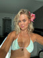 “Tania” Reversible Top - Tequila Swim