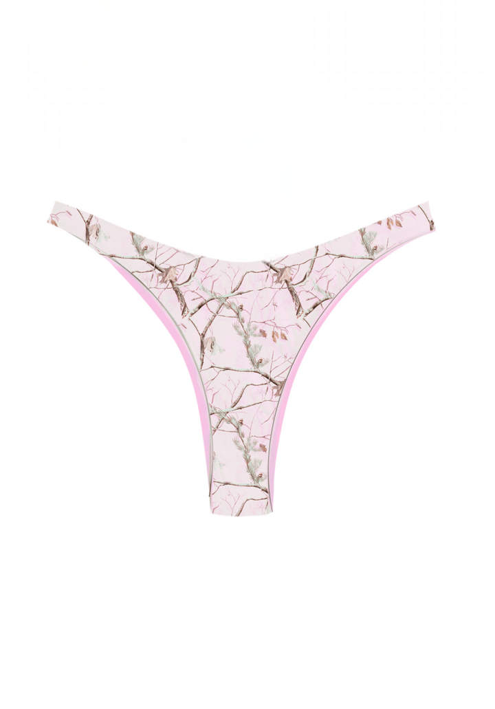 “Zoe” Thong Bottoms - ZOE - BOT - PNK - XS - Tequila Swim